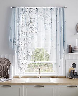 Тюль портьеры «Денронсит (сине-серый)» | фото 3