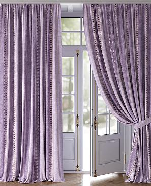 Комплект штор «Флонрест» фиолетового цвета