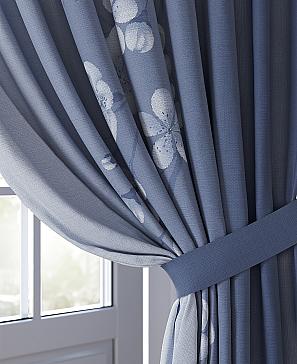 Комплект штор «Рименквирс (синий)» | фото 2