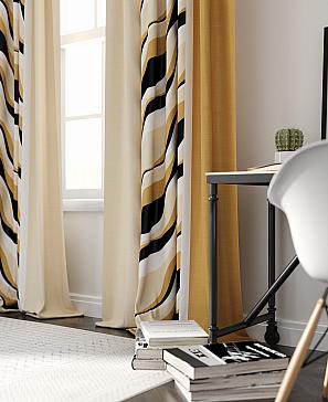 Комплект штор «Фронвирс (песочный)» | фото 3