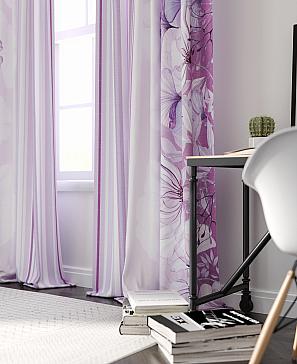 Комплект штор «Фронрис (розовый)» | фото 3