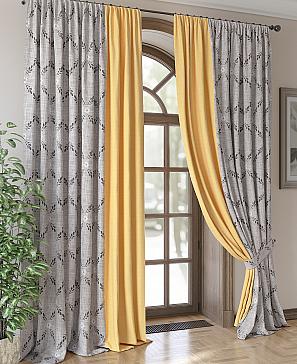 Комплект штор «Леревир (желтый)» | фото 3