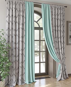 Комплект штор «Леревир (бирюза)» | фото 3