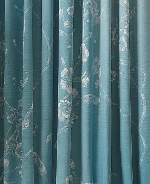 Комплект штор «Фринмерс» голубого цвета