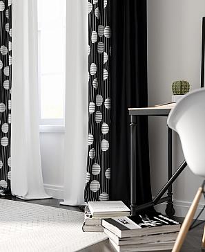 Комплект штор «Реферонис (черный)» | фото 3