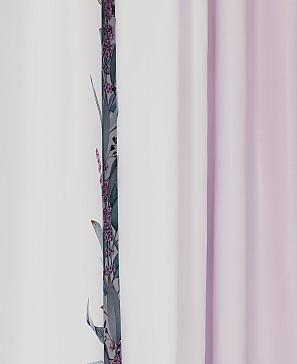 Комплект штор «Лорифирс» розового цвета