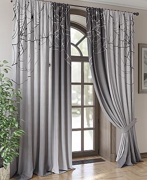 Комплект штор «Лирфорс (дымчатый)» | фото 3