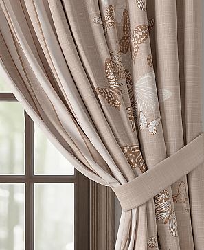 Комплект штор «Тиленирс» бежевого цвета