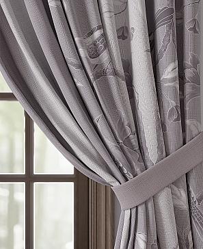 Комплект штор «Леренсит» серого цвета