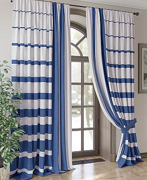 Комплект штор «Рилфенс (синий)» | фото 3
