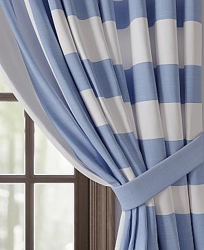 Комплект штор «Рилфенс» голубого цвета