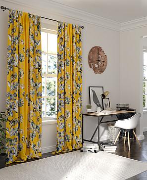 Комплект штор «Ролгонс» оранжевого цвета