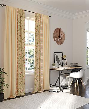 Комплект штор «Линменс» желтого цвета