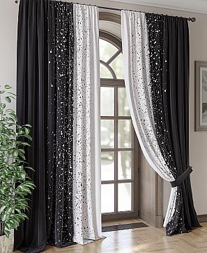 Комплект штор «Леквенор (черный)» | фото 3