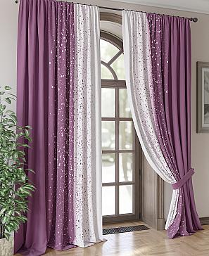 Комплект штор «Леквенор (ягодный)» | фото 3