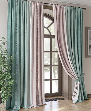 Комплект штор «Рокверис (бирюзовый)» | фото 3