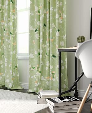 Комплект штор «Левернис (зеленый)» | фото 3