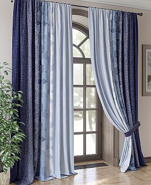 Комплект штор «Лернет (синий)» | фото 3