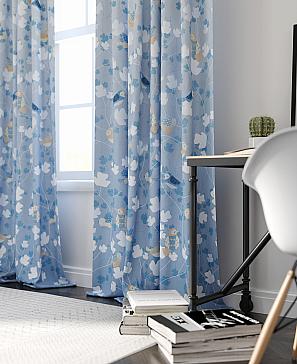 Комплект штор «Левернис (синий)» | фото 3