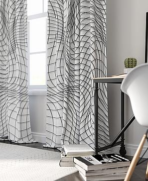 Комплект штор «Ленбирс (белый). Левая.» | фото 3