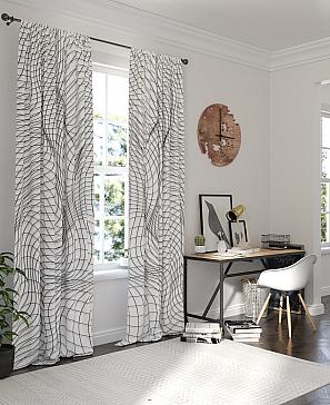 Комплект штор «Ленбирс» белого цвета