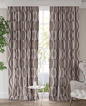 Комплект штор «Клорис (коричневый)» | фото 2