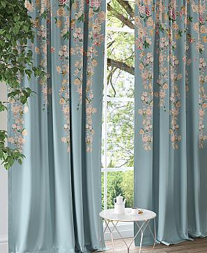 Комплект штор «Софито (голубой)»