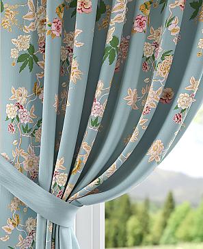 Комплект штор «Софито (голубой)»