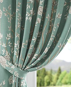 Комплект штор «Алонфио (зеленый)»