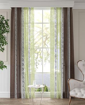 Тюль «Алорит (коричнево-зеленый)» | фото 3