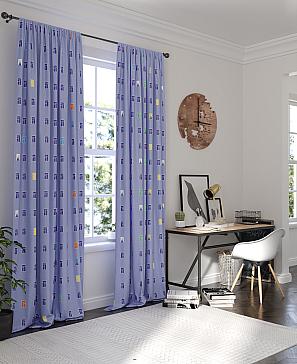 Комплект штор «Рофирис (сине-фиолетовый)» | фото 3