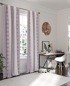 Комплект штор «Фронсор» фиолетового цвета