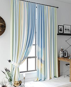 Комплект штор «Мирленис (голубой)» | фото 3