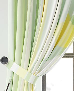 Комплект штор «Мирленис» зеленого цвета