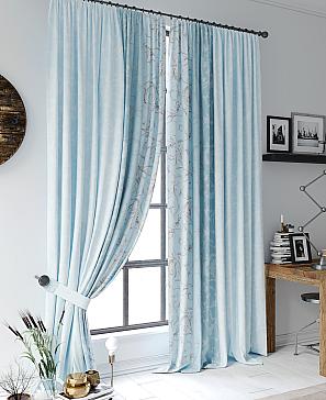 Комплект штор «Лирофенс (голубой)» | фото 3