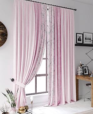 Комплект штор «Лирофенс (розовый)» | фото 3