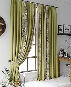 Комплект штор «Фенкверс (зеленый)» | фото 3