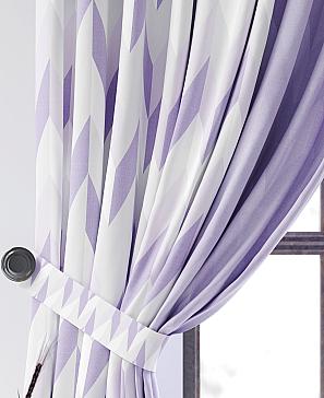 Комплект штор «Лерендес» фиолетового цвета