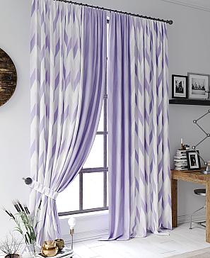 Комплект штор «Лерендес» фиолетового цвета
