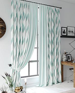 Комплект штор «Лерендес (бирюза)» | фото 3