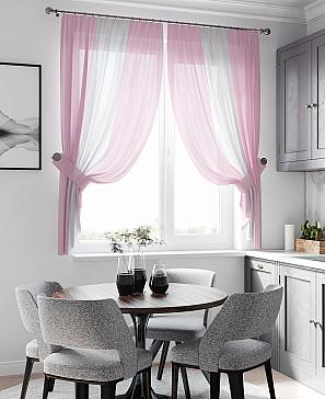 Комплект штор «Алфея» розового цвета