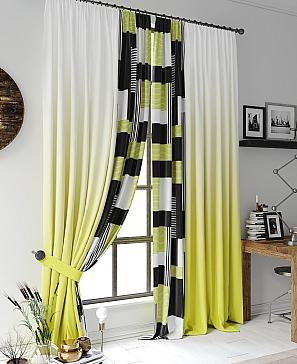 Комплект штор «Ронкрисен (салатовый)» | фото 3