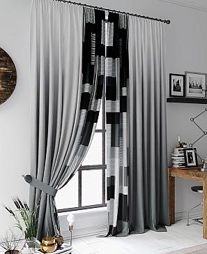Комплект штор «Ронкрисен (графит)» | фото 3