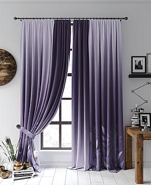 Комплект штор «Ренемерс» фиолетового цвета