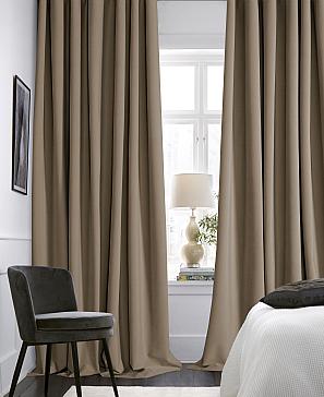 Комплект штор «Барлоу» цвета капучино