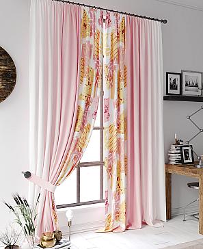 Комплект штор «Лирфирс (розовый)» | фото 3