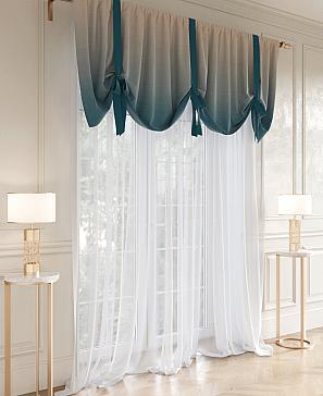 Комплект штор «Леморивен» цвета морской волны