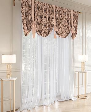 Комплект штор «Финревилс (персик)» | фото 3