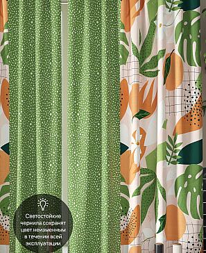Комплект штор «Менкваринс (зеленый)» | фото 3