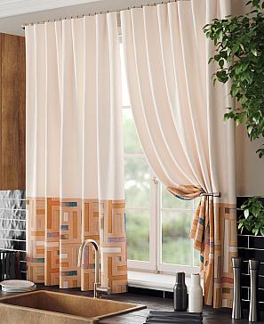 Комплект штор «Мирквиренс» молочного цвета
